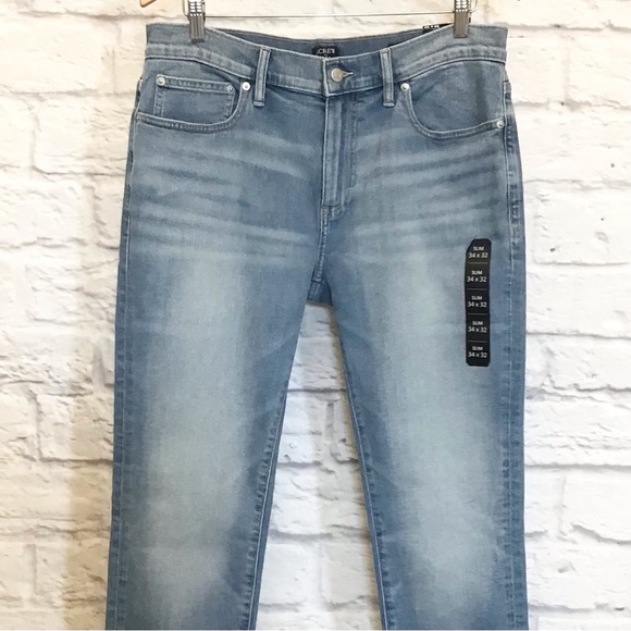 J. Crew Factory 34x31 NWT Slim Signature Flex Men’s Jeans (34x32 Tag) AZ859 - Picture 4 of 12